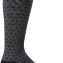 Sockwell Men's Shadow Box Moderate Graduated Compression Sock L/XL