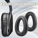 INF Replacement Earpads Cushions for Sennheiser PXC550 PXC480 MB660 Headphones, 1 Pair Ear Pads with Soft Memory Foam with Premium Protein Leather, Noise Isolating Earpads(Black)