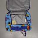 Wildkin Kids Insulated Lunch Box  Durable and Reusable for School & Travel - Trains, Planes, and Trucks (9.75 x 7 x 3.25 inches)