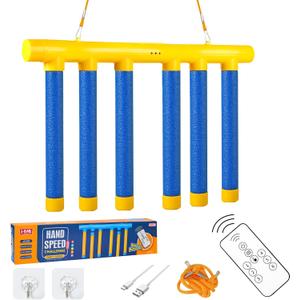 2025 Reflex Drop Sticks Challenge Game with Remote Control - 3 Adjustable Speed Modes Hand-Eye Coordination & Reaction Training Toy, Fun Catch Falling Sticks Game for Kids, Adults