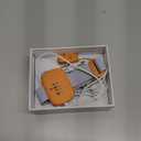 TENQIU Bed Wetting Alarm for Kids, USB Rechargeable, Pee Alarms with Loud Sound & Strong Vibration, Potty Training for Children, Orange