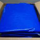 Hahood 2 Pieces 15.5FT Round Pool Liner Pad for Above Ground Swimming Pools Waterproof Swimming Pool Mat and Felt Liner Pad for Puncture Resistant, Extend Liner's Life