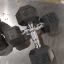 CAP Barbell 50lb Set of Coated Hex Dumbbells, 10lbx2 and 15lbx2