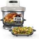 Ninja Crispi Pro Glass Air Fryer, 6-in-1, Bone, AS101LG, 6 Quarts
