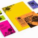 Astrobrights Color Card Stock, Happy Assortment, Letter (8.5" x 11"), 65 Lb, Pack Of 250