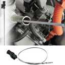 2.5L Transmission Fluid Dipstick for Nissan Altima 2007-2024 Rogue 2013-2024 Maxima Murano 2006-2024 Replacement Gauge Assy Oil (Black)