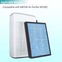 2-Pack AP1002 Replacement Filter AP1002-RF, Compatible with AIRTOK AP1002 Air Purifier and Airthereal Pure Morning APH230C Air Purifier, H13 True HEPA