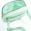 Cross Body Fanny Pack for Women,Fashion Waist Packs Crossbody Bags,Belt Bag with Adjustable Strap - Light Green