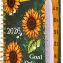 Agenda 2026-2027 Monthly Planner with Notes JAN 2026- JAN 2027 Monthly Planner/Weekly Layout and Goal Setting Tabs for Students and Professionals, Soft Cover Organizer Notebook