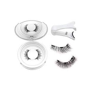 Hunnyfit Magnetic Eyelashes with Applicator,Valentine's Day Gifts for Her,Reusable Magnetic Eyelashes Natural Look,Easy to Wear Reusable Soft Lashes kit No Glue Needed(Natural)