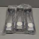 3-in-1 Room Wall Mounted Bathroom,Shower Pump Dispenser and Organizer,Dispensers for The Shower,Shampoo and Conditioner Dispenser,Shampoo Dispenser for Shower(Silvery)