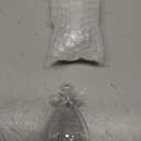 10 Pcs Angel Design Glass Vases Bulk Clear Guardian Angel Flower Vase Angel Centerpieces for Tables Plant Terrarium Container Wedding Decor Garden Ornaments Hanging Planter for Buds Greenery