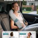 Snailax Cordless Neck Massager with Heat, Rechargeable Shiatsu Neck Back Massager for Pain Relief Deep Tissue, 4D Knead Shoulder Massager Pillow, with Portable Carry Bag, Gifts/Presents for Mom, Dad