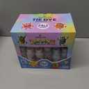 24 Colors Tie Dye Kit, Tie Dye Set for Kids, Pre-Filled Bottles, Non Toxic Permanent Fabric Dye Art Set, Easy DIY Fabric Art - Create Fun (24 Colors)