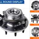PAROD 4WD Only 515145 Front Wheel Hub and Bearing Assembly Compatible with 2011-2019 Chevy Silverado 2500, 2011-2019 Silverado 3500, 2011-2019 GMC Sierra 2500, 2011-2019 Sierra 3500 w/ABS