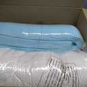 Missleep Dual Layer Memory Foam Mattress Topper, Queen Mattress Pad, 4 Inch