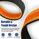 Kazazoo Reflective Dog Collar with Soft Padding Dog Collar for Medium & Small Dogs, No Pull, Heavy Duty, Adjustable Nylon Collar with Quick-Release Buckle, Walking Training-Orange-XS