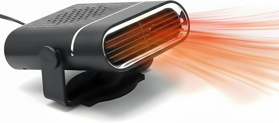 Car Heater, 12V 150W Portable Car Heater Plug in Cigarette Lighter Fast Heating Defrost Defogger