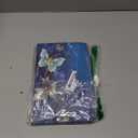 Case for Samsung Galaxy Tab A 10.1" 2016 Tablet (SM-T580/T585/T587, NO S Pen Version) PU Leather TPU Back Shockproof Shell Folio Stand Magnetic Wallet Cover with Card Pockets, Gold Butterfly