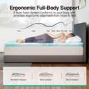 Novilla Mattress Topper Full Size - 2 Inch Cooling Memory Foam Mattress Topper, Slow-Rebound Pressure Relief, Soft Comfort