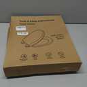 Toilet Seat Round Soft Close16.5'', Toilet Lid Slow Close Quiet No Slam, Easy Installation & ReleaseSafe PP Material Easy Clean, Comfortable Ergonomic Design, 2 Years Support, White Plastic