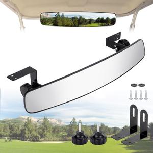 Golf Cart Rear View Mirror, 16.5" Golf Cart Mirrors Compatible with EZ Go, Club Car, Yamaha