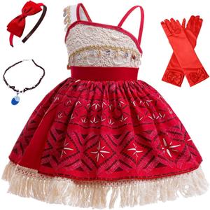 Girls Princess Costume, Perfect for 3-10 Years Old, Multi-Occasion Dress for Birthdays, Halloween, Theme Parties