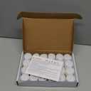 Homemory Cool White Flameless LED Tea Lights Candles, 200+Hour Battery Operated Fake Electric Votive TeaLights for Christmas, DIY Mood Lighting, Party, Holiday, Funeral, Home Decor, 24-Pack