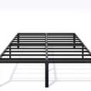 LUMUNANCE Metal Bed Frame King Size - 16 Inch Heavy-Duty King Platform Bed Frame No Box Spring Needed, Easy Assembly, Noise-Free, Sturdy Mattress Foundation, Underbed Storage Space