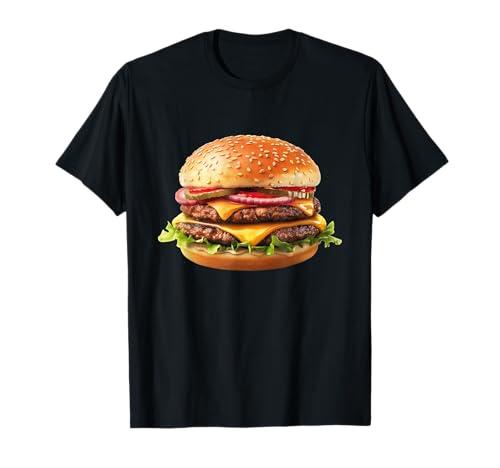 Hamburger Cheese BBQ Lovers T-Shirt, 3XL