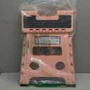 ACKO Folding Step Stool 13 inch Height Premium Heavy Duty Foldable Step Stools for Adults and Kids, Kitchen Plastic Small Collapsible Stepping Stool Hold Up to 300 LB Dot Pink (1 Pack)