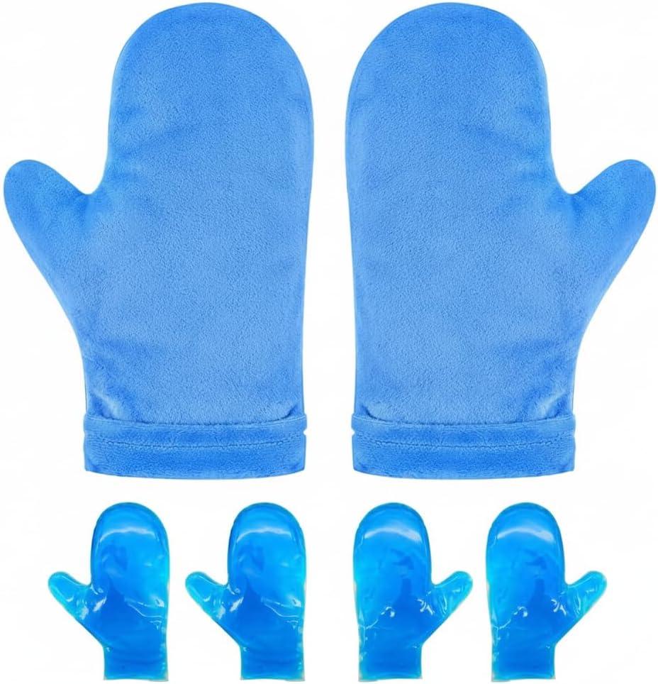 Hot & Cold Therapy Gloves | Ice & Heat Pain Relieving Mittens | Microwavable & Freezable, Arthritis, Finger & Hand Injuries, Carpal Tunnel - Small, Medium