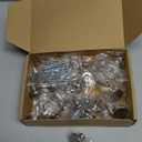 Ravinte 29 Pack 1-1/4 Inch Brushed Nickel Round Kitchen Cabinet Knobs,Zinc Solid Drawer Pulls, Cabinet Handles for Cupboard, Dresser, Closet and Bathroom, Modern Cabinet Hardware for Cabinets