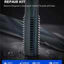 Orion Motor Tech 172pc Thread Repair Kit, SAE Thread Restorer Kit with HSS Drill Bits Taps Inserts Breakoff Installation Tools, Auto Rethreading Restorer Tool Kit in 1/4" 5/16" 3/8" 7/16" 1/2"