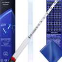 CIMALAB Hydrometer Alcohol Meter, Hydrometer Alcohol 0-200 Proof and Tralle Hydrometer, Alcohol Proof Tester for Liquor/Moonshine/Proofing Distilled/Spirits/Distilled Alcohol Proof
