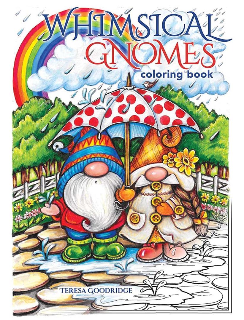 Whimsical Gnomes Coloring Book (Dover Adult Coloring Books)