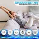 Bluonics Fresh Aire Water Air Washer, Air Revitalizer & Freshener with Night Light 7 LED Changing Colors & White Noise