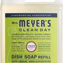 MRS. MEYER'S CLEAN DAY Liquid Dish Soap Refill, Lemon Verbena (48 Fl Oz (Pack of 1))