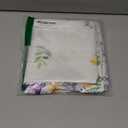 Spring Summer Tablecloth Round 60 Inch Green Yellow Floral Butterfly Table Cloth Pink Purple Flower Decorative Outdoor Table Cover for Kitchen Dining Holiday Party Picnic Indoor Home Decor