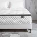 Queen Mattress 14 Inch in a Box, Hybrid Cooling Gel Memory Foam & Pocketed Coils, Medium Firm, CertiPUR-US Certified, Pressure Relief, Motion Isolation
