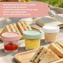 ASEVAT 12 Pack 10 oz Food Storage Containers with Twist Lids Leakproof BPA-Free Soup Containers, Microwave/Dishwasher Safe Freezer Containers for Meal Prep, Leftovers & Takeout