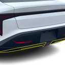 BOGAR TECH DESIGNS for KIA K4 2025-2026 Rear Bumper Chrome Delete  Precut Vinyl Trim Overlay, Gloss Black Blackout Look