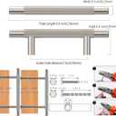 10 Pack Brushed Satin Nickel knurled Cabinet Pulls,3 Inch(76mm) Hole Centers Solid Heavy Duty Kitchen Cabinet Handles Hardware for Cabinets and Drawer