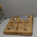 LEIKE Large Modern Wall Clocks,18" Gold Metal,Rustic,Round,Silent Non Ticking,Battery Operated Roman Numerals Clock for Living Room/Bedroom/Kitchen Wall Decor-(Gold, 47cm) (19 Inch)