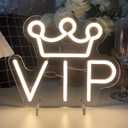 VIP Table Number Neon Sign Desk Lamp Night Light Wedding Letter LED Neon Sign Wedding Table Decorations Neon Light Shop Bedroom Home Room Decor Christmas Party Warm White USB 2521 CM