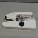 Handheld Sewing Machine for Beginners, Portable Mini Sewing Machine with Two Speed Modes, Easy to Operate and Fast Stitch Suitable for Clothes, Fabrics and Quick Home Repairs (White)