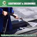 Pressure Washer Gun 3600 PSI with Extension Wand, Nozzle Holder & 5 Spray Tips, M22-14mm Fitting, Replacement for Ryobi, Karcher, Honda, Greenworks, Briggs & Stratton, Gas Power Washer