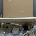 Victrola Navigator 8-in-1 Bluetooth Record Player with Built-in Speakers  3 Speed Turntable, CD Player, Cassette, FM Radio, USB, RCA Out, Headphone Jack, Wireless Music Streaming, Real Wood (White)