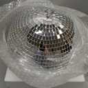 Disco Ball 12-Inch Large Hanging Mirror Ball Disco Ball Decor for Disco Party Decorations, Weddings, Events, Disco Christmas Decor, and Home Celebrations
