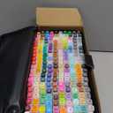 SAVZJSD 200 Colors Alcohol Markers, Alcohol Markers Set for Adults, Artists in Coloring, Sketching & Drawing (Fine & Broad)